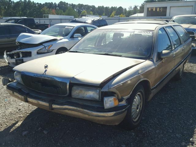 1G4BR82P7RR424464 - 1994 BUICK ROADMASTER GOLD photo 2