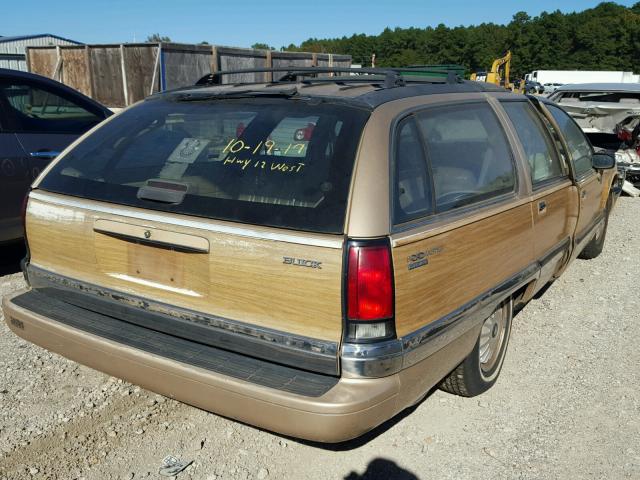 1G4BR82P7RR424464 - 1994 BUICK ROADMASTER GOLD photo 4