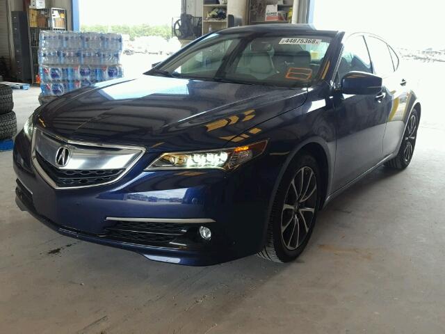 19UUB3F77GA004487 - 2016 ACURA TLX ADVANC Bleu photo 2