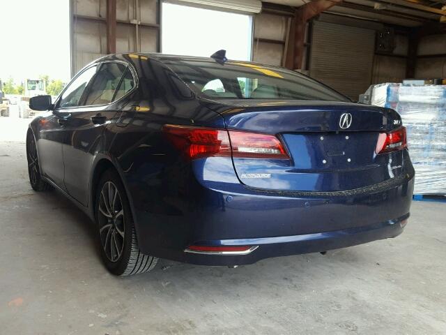 19UUB3F77GA004487 - 2016 ACURA TLX ADVANC Bleu photo 3