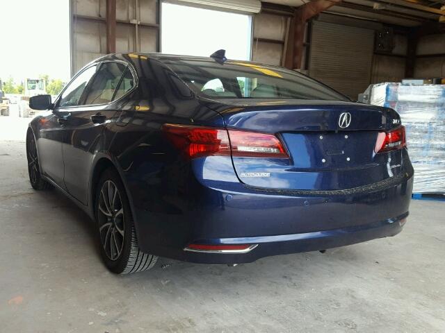 19UUB3F77GA004487 - 2016 ACURA TLX ADVANC BLUE photo 3