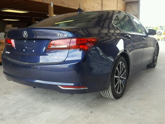 19UUB3F77GA004487 - 2016 ACURA TLX ADVANC BLUE photo 4