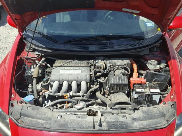 JHMZF1C67BS011286 - 2011 HONDA CR-Z EX RED photo 7