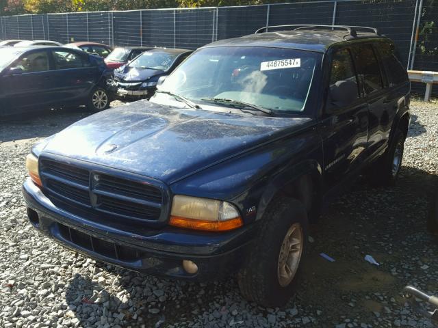 1B4HS28Z9XF571759 - 1999 DODGE DURANGO BLUE photo 2