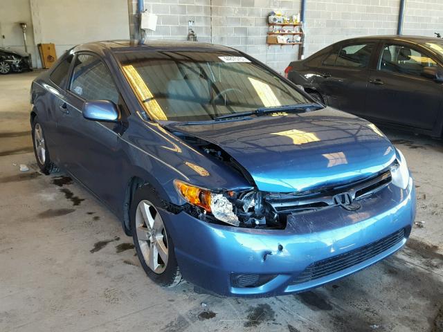 2HGFG12816H522253 - 2006 HONDA CIVIC EX BLUE photo 1