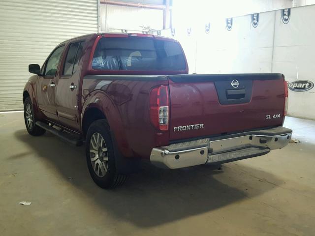 1N6AD0EV2DN757338 - 2013 NISSAN FRONTIER RED photo 3