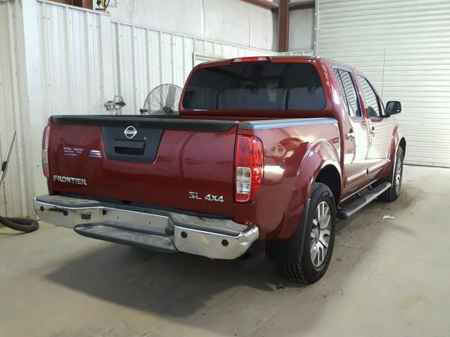 1N6AD0EV2DN757338 - 2013 NISSAN FRONTIER RED photo 4