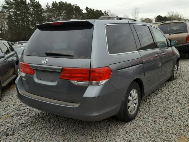 5FNRL38709B401998 - 2009 HONDA ODYSSEY EX GRAY photo 4