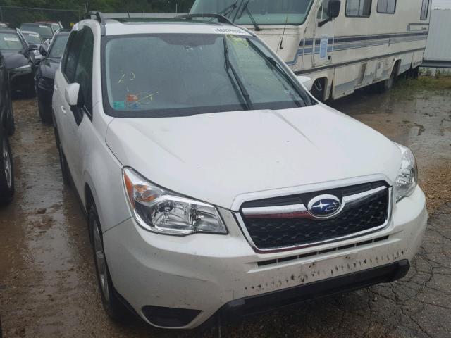 JF2SJAEC5EH501412 - 2014 SUBARU FORESTER 2 WHITE photo 1