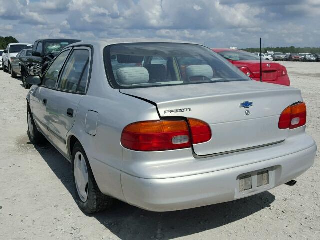 1Y1SK5487XZ412482 - 1999 CHEVROLET GEO PRIZM 银色 照片 3