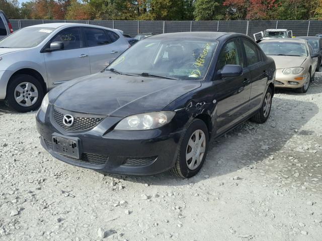 JM1BK12F961518699 - 2006 MAZDA 3 I BLACK photo 2