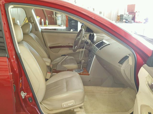 1N4BA41EX5C831122 - 2005 NISSAN MAXIMA SE RED photo 5