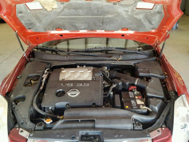 1N4BA41EX5C831122 - 2005 NISSAN MAXIMA SE RED photo 7