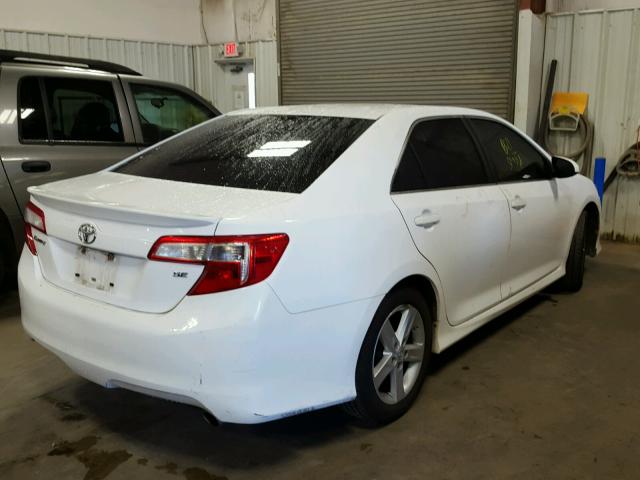 4T1BF1FKXCU169571 - 2012 TOYOTA CAMRY BASE WHITE photo 4