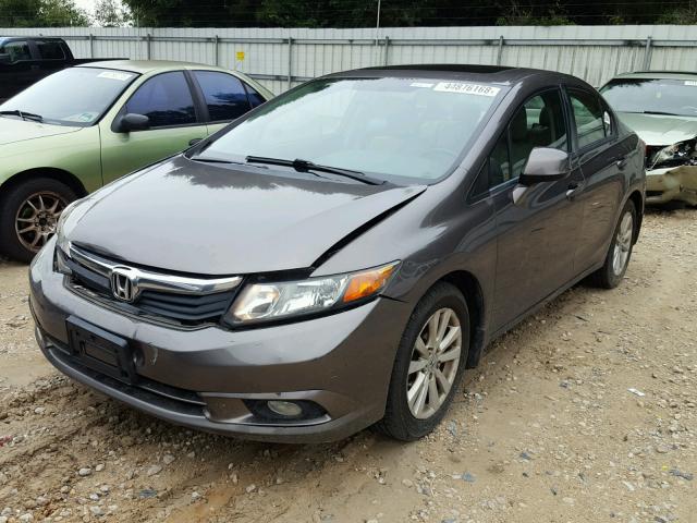19XFB2F95CE054167 - 2012 HONDA CIVIC EXL 灰色 照片 2