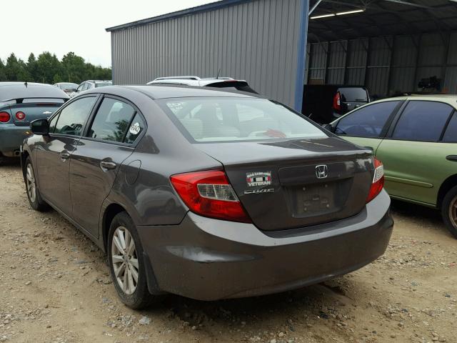 19XFB2F95CE054167 - 2012 HONDA CIVIC EXL 灰色 照片 3