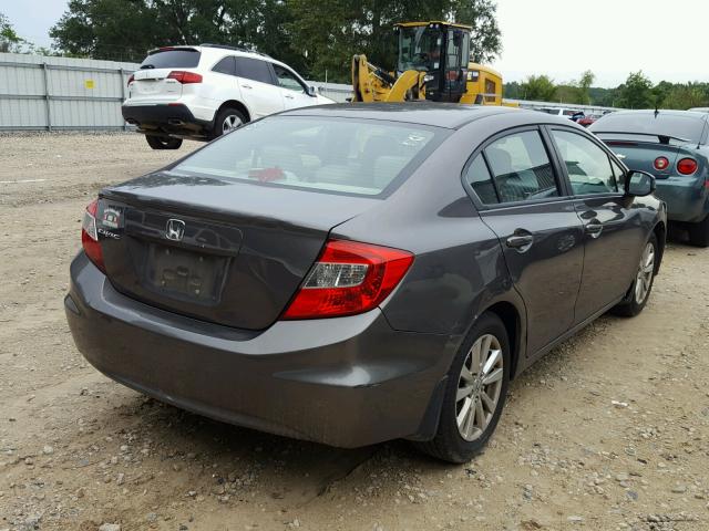 19XFB2F95CE054167 - 2012 HONDA CIVIC EXL 灰色 照片 4