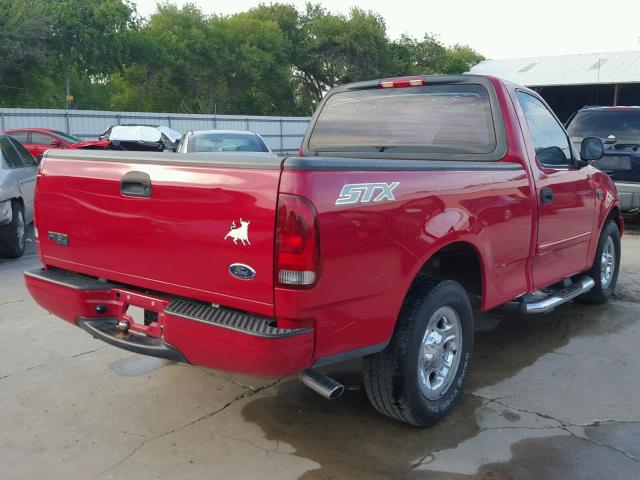 2FTRF17W14CA76315 - 2004 FORD F-150 HERI RED photo 4