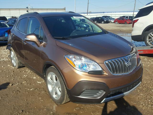 KL4CJASB0GB699833 - 2016 BUICK ENCORE BROWN photo 1