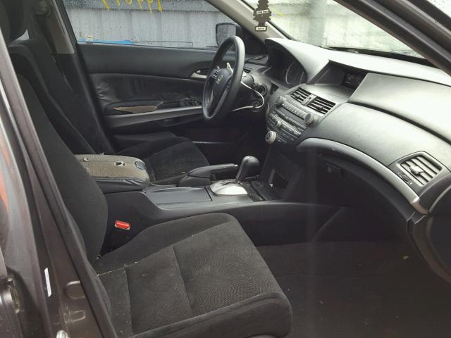 1HGCP26759A129983 - 2009 HONDA ACCORD EX GRAY photo 5