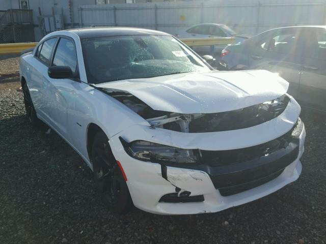 2C3CDXCT2JH113837 - 2018 DODGE CHARGER R/ WHITE photo 1