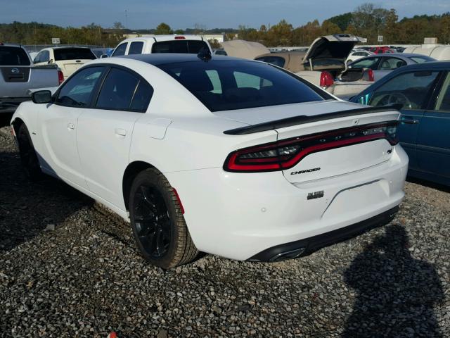 2C3CDXCT2JH113837 - 2018 DODGE CHARGER R/ WHITE photo 3