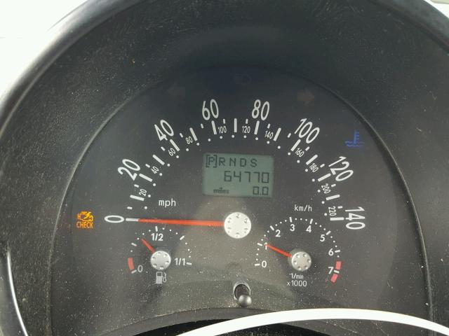 3VWCK21Y73M310801 - 2003 VOLKSWAGEN NEW BEETLE ვერცხლისფერი ფოტო 8