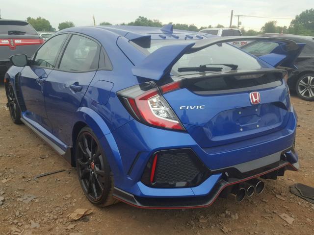 SHHFK8G70HU200927 - 2017 HONDA CIVIC TYPE BLUE photo 3