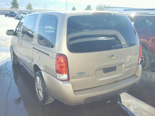 1GNDV23L75D251108 - 2005 CHEVROLET UPLANDER L GOLD photo 3