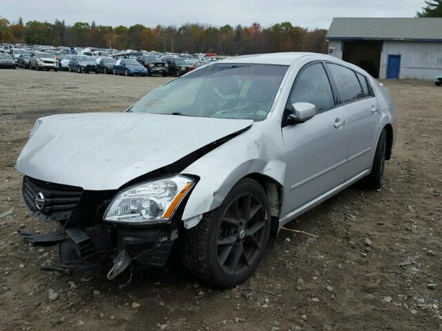 1N4BA41E27C859998 - 2007 NISSAN MAXIMA SE SILVER photo 2