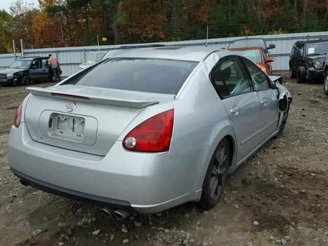 1N4BA41E27C859998 - 2007 NISSAN MAXIMA SE SILVER photo 4