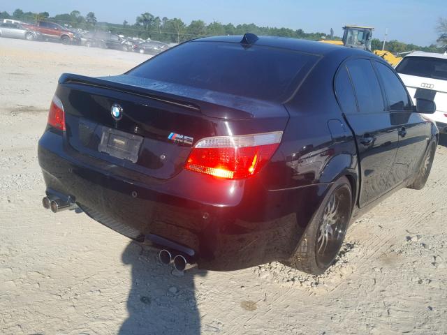 WBANB33595B116170 - 2005 BMW 545 I BLACK photo 4