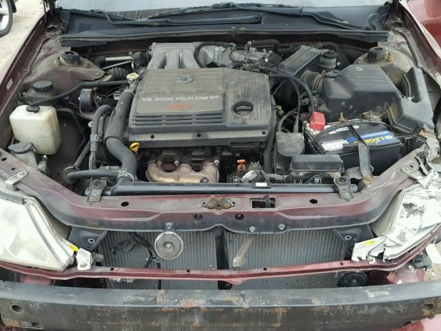 4T1BF28B02U257675 - 2002 TOYOTA AVALON MAROON photo 7