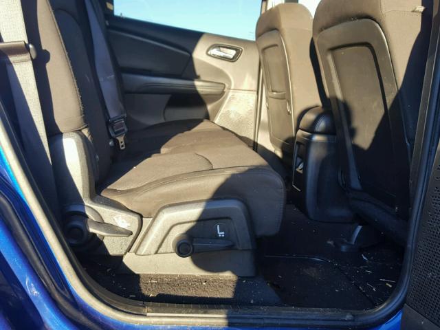 3C4PDCBG7FT628051 - 2015 DODGE JOURNEY SX BLUE photo 6