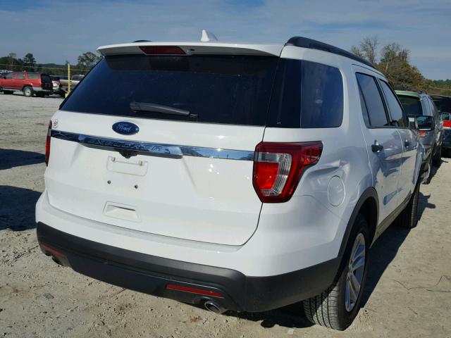 1FM5K7B89HGC82682 - 2017 FORD EXPLORER WHITE photo 4