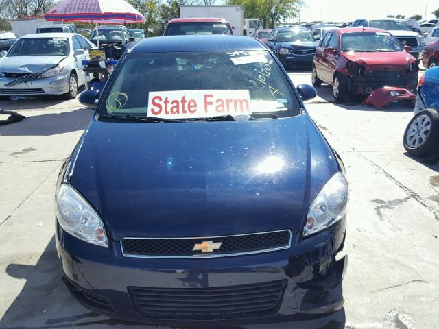 2G1WC5E34C1245614 - 2012 CHEVROLET IMPALA BLUE photo 9