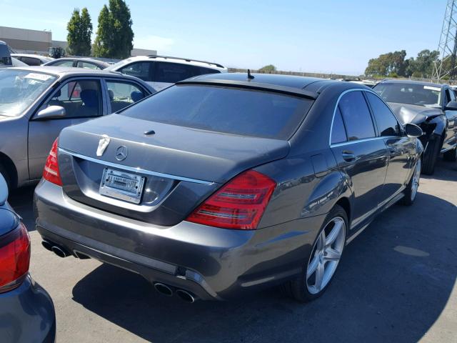 WDDNG71X97A036558 - 2007 MERCEDES-BENZ S 550 CHARCOAL photo 4