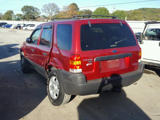 1FMCU93174KA49955 - 2004 FORD ESCAPE XLT RED photo 3