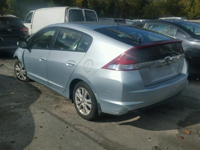 JHMZE2H76CS006334 - 2012 HONDA INSIGHT BLUE photo 3