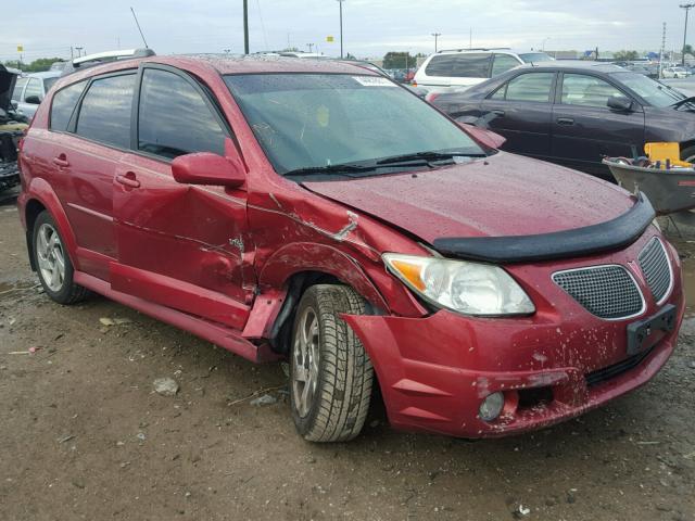 5Y2SL65836Z425864 - 2006 PONTIAC VIBE RED photo 1