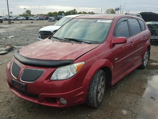 5Y2SL65836Z425864 - 2006 PONTIAC VIBE RED photo 2