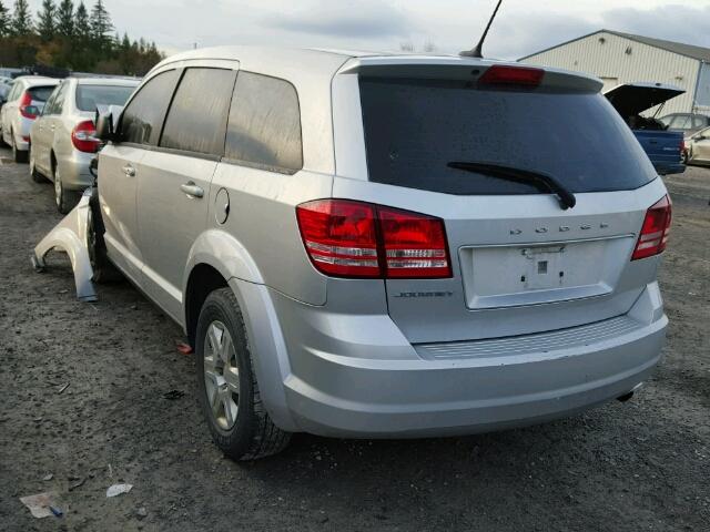 3D4PG4FB4BT560090 - 2011 DODGE JOURNEY SILVER photo 3