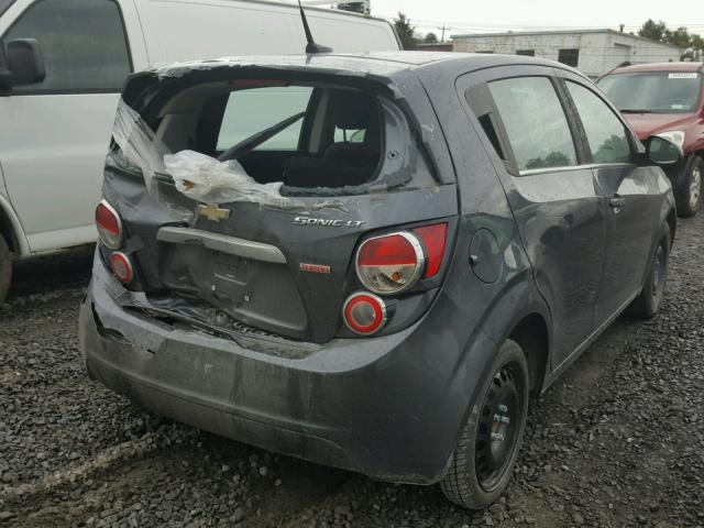 1G1JD6SB8D4141089 - 2013 CHEVROLET SONIC LT GRAY photo 4