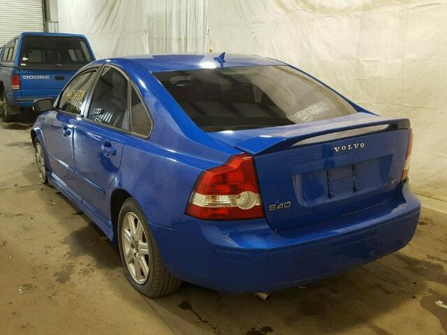 YV1MS682342010627 - 2004 VOLVO S40 T5 BLUE photo 3