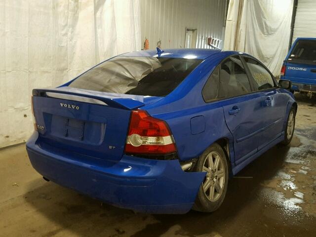 YV1MS682342010627 - 2004 VOLVO S40 T5 BLUE photo 4