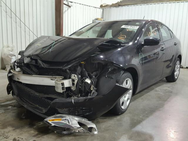 1C3CDFAA3DD126108 - 2013 DODGE DART SE BLACK photo 2