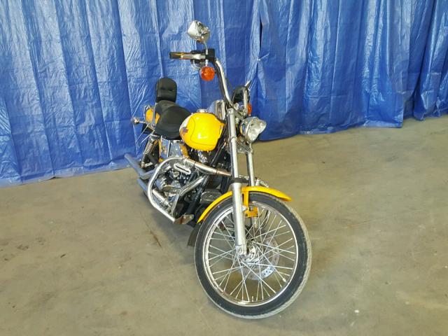 1HD1GEV131Y328819 - 2001 HARLEY-DAVIDSON FXDWG YELLOW photo 1