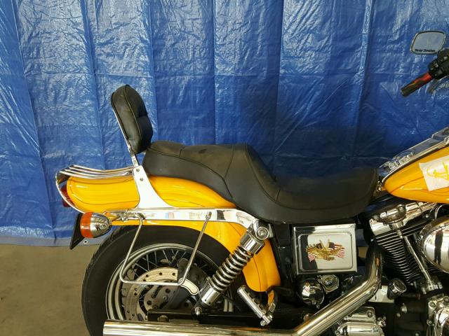 1HD1GEV131Y328819 - 2001 HARLEY-DAVIDSON FXDWG YELLOW photo 6