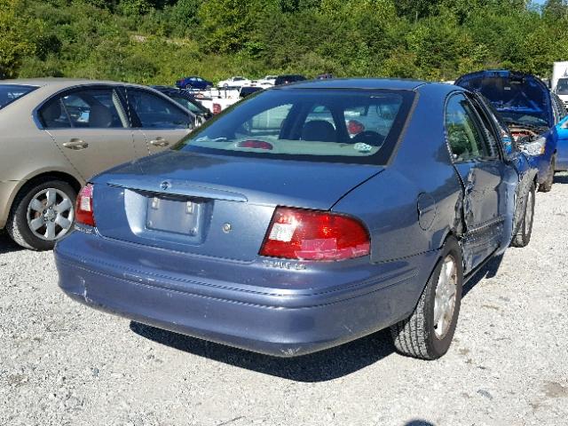 1MEFM53UXYG625324 - 2000 MERCURY SABLE LS BLUE photo 4