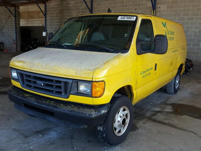 1FTNE24W53HB95262 - 2003 FORD ECONOLINE YELLOW photo 2